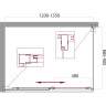 Душевой уголок BELBAGNO UNIQUE-AH-1-120/135-90-C-Cr