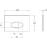 Смывная клавиша BELBAGNO BB051CR