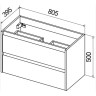 Тумба BELBAGNO KRAFT KRAFT 39-800/390-2C-SO-PG