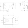Унитаз подвесной BELBAGNO DUE-TOR BB5171CH-TOR/SC